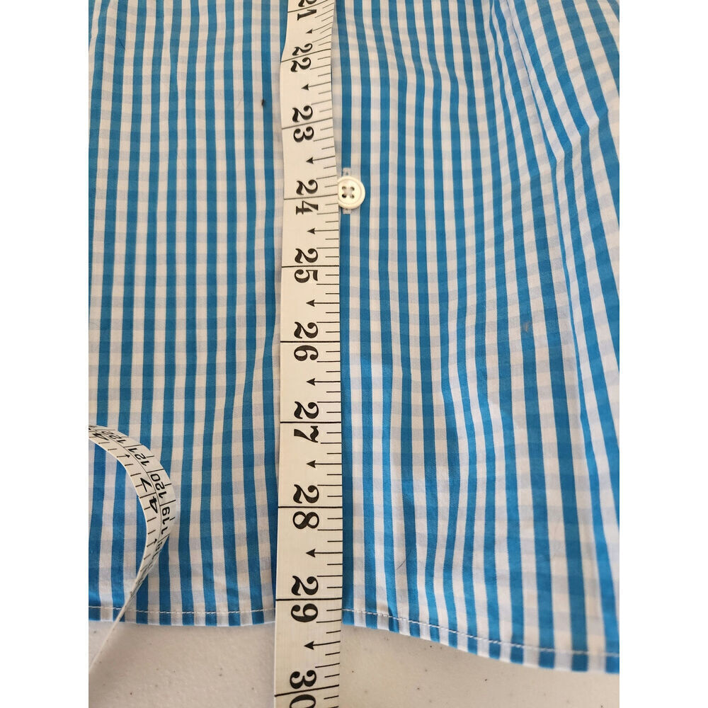 Scotch & and Soda Mens Gingham plaid button up shirt L Easter career casual - Picture 8 of 8
